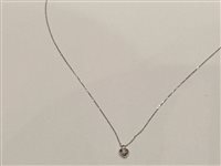 Collana Gazzola Gioielli Donna in Oro bianco 0.03 Ct PEOX2201C-NG - PEOX2201C-NG